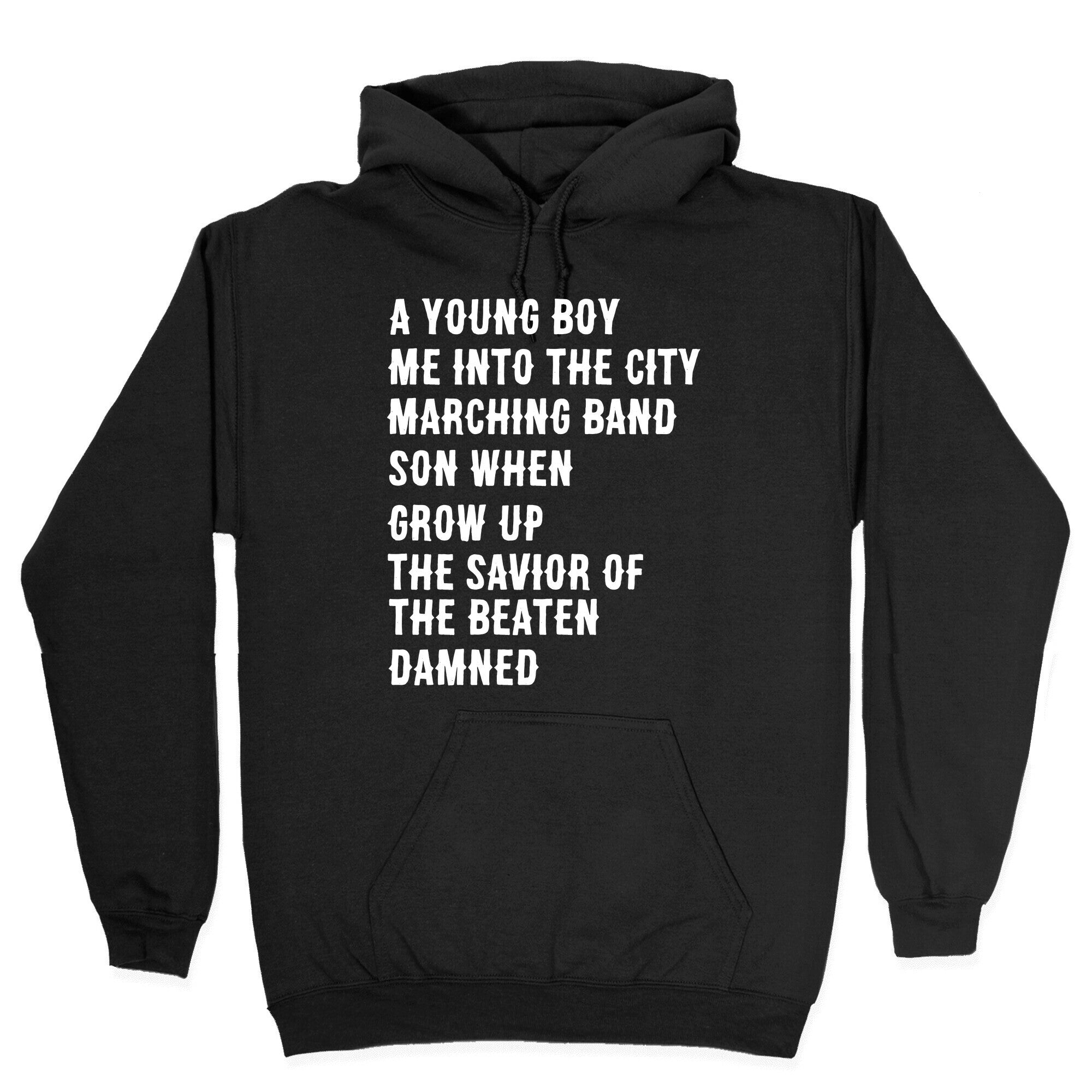 When I Was a Young Boy (1 of 2 pair) Hoodie